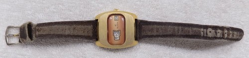 Vintage ELGIN Jump Hour Mechanical Date Watch * France * WORKS - Picture 5 of 8