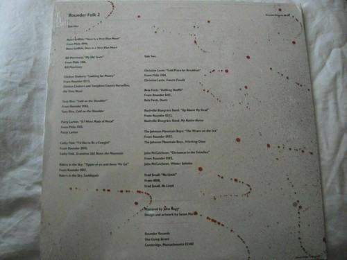 NEW MINT ROUNDER FOLK 2 VINYL LP VARIOUS ARTISTS CHICKEN CHOKERS, BELA FLECK - Picture 2 of 2