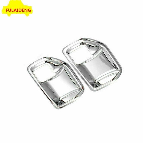 For Jeep Wrangler JK 2007-2017 Chrome Interior Door Handle Bowl Frame Trim 4Pcs - Picture 5 of 6