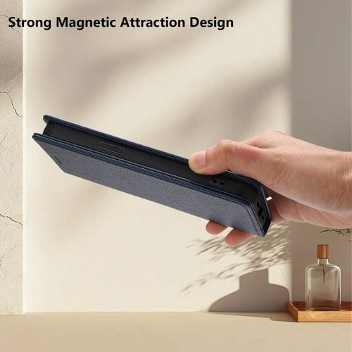 Lychee pattern anti-theft brush Card Flip Cases For iPhone 16/15/14/13/12/11/XS - Picture 61 of 91