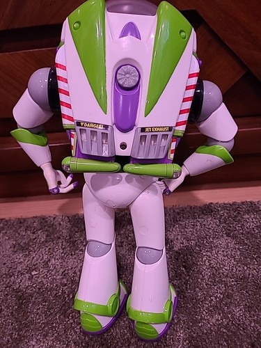 Toy Story BUZZ LIGHTYEAR 12in Action Figure LIGHTS & SOUND Work Disney Thinkway - Picture 11 of 11
