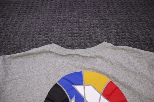 Converse Fußball T-Shirt Erwachsene Gr. 2XL Kurzarm grau vorne und hinten Logo - Bild 15 von 15