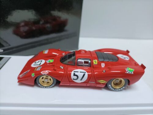 Tecnomodel Modellino Resina 1/43 Ferrari F.312P Coupè #57 Le Mans 1970 - Foto 2 di 7
