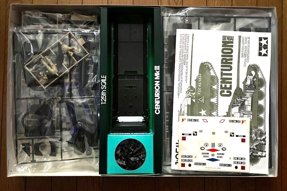 Tamiya R/C 1/25 scale kit British Battle Tank Centurion Mk lll From Japan - Image 2 of 4