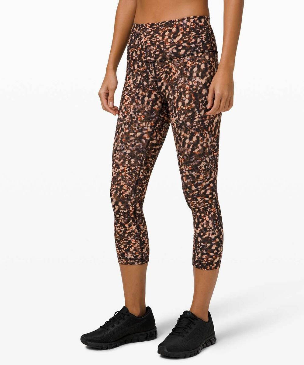 Lululemon Wunder Train High-Rise Crop 21&quot; Tight Motion Flux Multi 