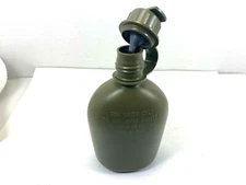 Army USMC US Military 1 QUART 1QT CANTEEN OD w NBC M-1 Cap HYDRATION EXCELLENT