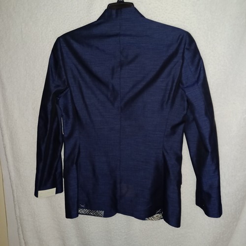 Perry Ellis FashionShow Suit Men40R Jacket Sport Coat 34X34 Dress Pants Blue 33C - Picture 8 of 24