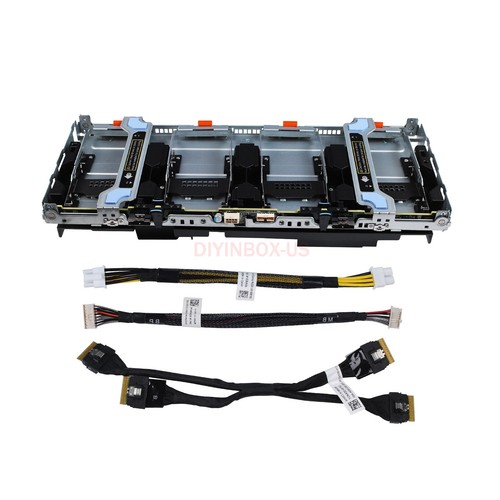 DELL POWEREDGE R740xd SERVER 4 NVMe PCIe EXTENDER EXPANSION CARD & MIDDLE 4X2.5 - Picture 9 of 14