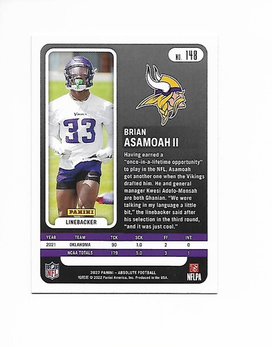 2022 Absolute Football  Rookie  Singles+Green  Complete Your Set      Free Ship - Picture 135 of 286