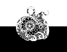 Halloween Lace Pumpkin SVG Download