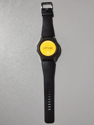 Samsung Galaxy SM R800F 46mm UK Stock Silver Smart Watch eBay