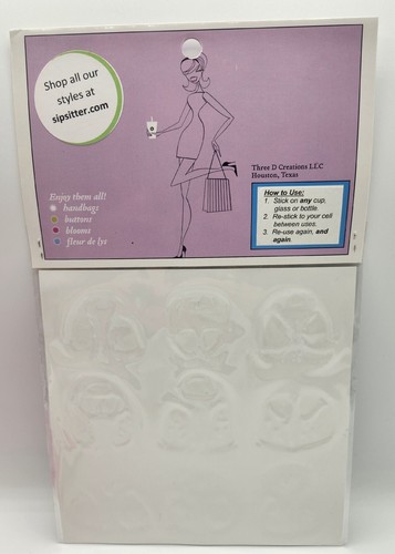 (LOTE DE 2) Pegatinas de bebidas reutilizables para bebidas calientes/frías/húmedas/secas NUEVAS - Imagen 3 de 5