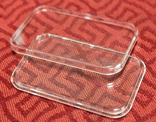 10 Air-tite 1oz Silver Bar Holder Ingot Storage Capsule Acrylic Case Airtite