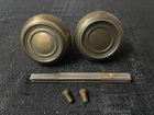 Set Vintage Art Deco Small Door Knob Set Hardware Restore