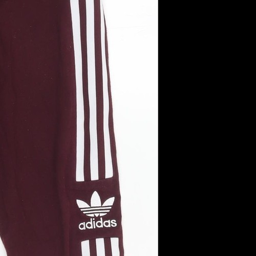 Adidas Women's Red Leggings Size 10 - Gym & Training - Picture 11 of 12