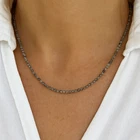 Minimalist Tourmaline Rutilated Quartz Choker Delicate 2mm Crystal Bead Necklace