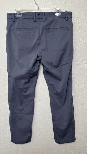 Pantalones Birddogs Para Hombre 34x28 (34x26) Gris Forrado Chino Golf Rendimiento - Imagen 2 de 15