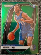 2024-25 Panini-Prizm Basketball Melvin Ajinca RC Green Prizm #255