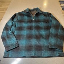 H M Plaid Jacket, Thick Plaid Fabric With Inner Lining, Pockets Inside/Outside
