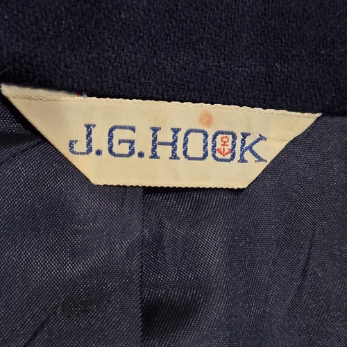 Vintage JG Hook Women's Navy Blue Wool Blazer Size 4 - Picture 5 of 7