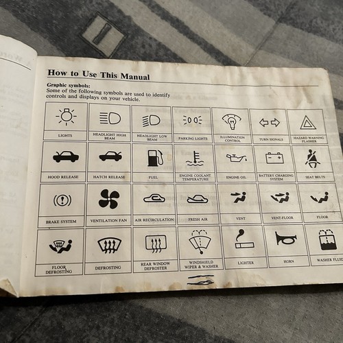 1992 Mazda MX-3 OEM Owner's Manual. Used. - Foto 3 di 5