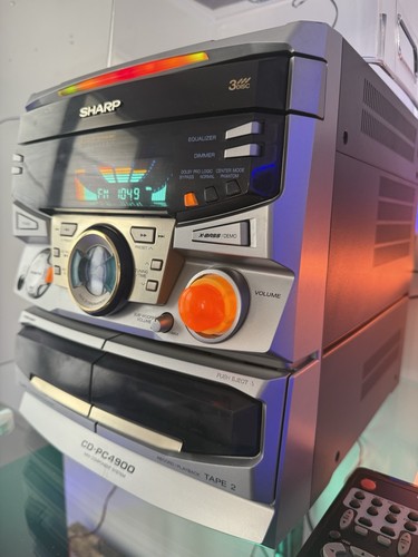 Sharp Mini Component Stereo System CD-PC4900 - Picture 5 of 16