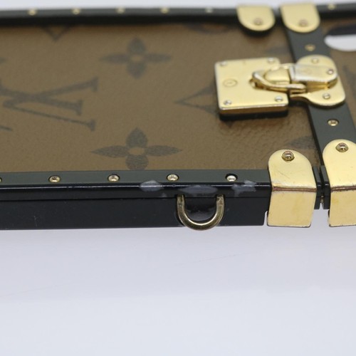 LOUIS VUITTON Monogram Reverse Eye Trunk iPhone X Case M62619 LV Auth 68717 - 第 4/15 張圖片