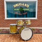 1970s Ludwig Big Beat Drum Set Citrus Mod 22/12/13/16 Bun E. Carlos
