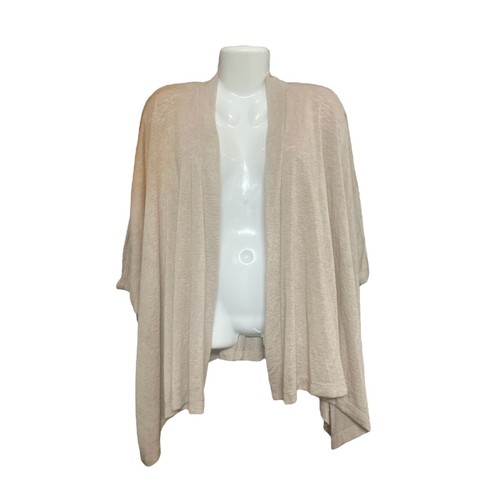 Bobeau Women's Tan Oversized Open Front Lightweight Knit Cardigan Sweater SZ XL - Bild 2 von 9