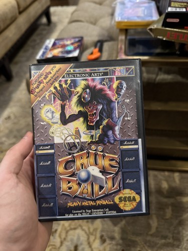 Crue Ball (Sega Genesis, 1992) komplett in Box CIB