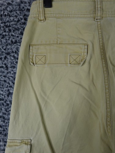 Vintage DC Cargo Pants Men's Size 28 Beige Hong Kong Mesh Pocket - Picture 10 of 13