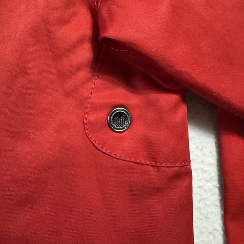 Vintage Polo Ralph Lauren Youth Bomber Jacket Size M 10-12 Red 100% Cotton 🔥 - Picture 9 of 11