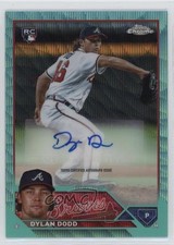 2023 Topps Chrome Update Aqua Wave Refractor 59/199 Dylan Dodd #AC-DD Auto ms9