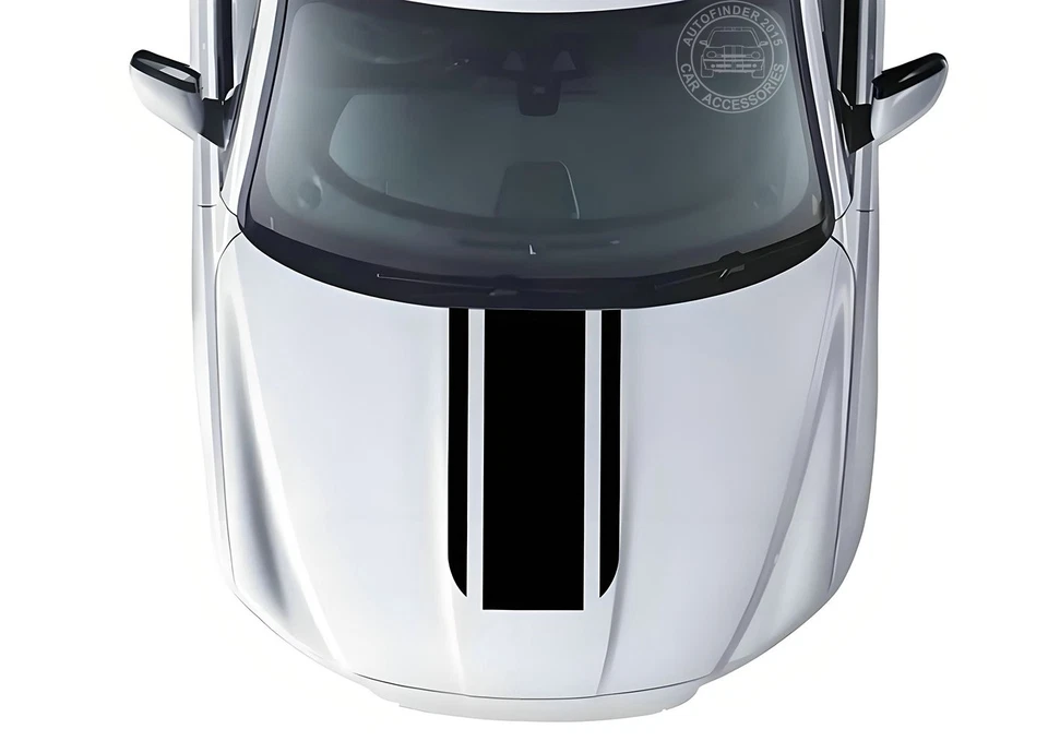 Calcomanía pegatina capó coche rayas carreras para Audi Bmw Ford Kia Honda Fiat Vw Nissan Foto 2 de 4