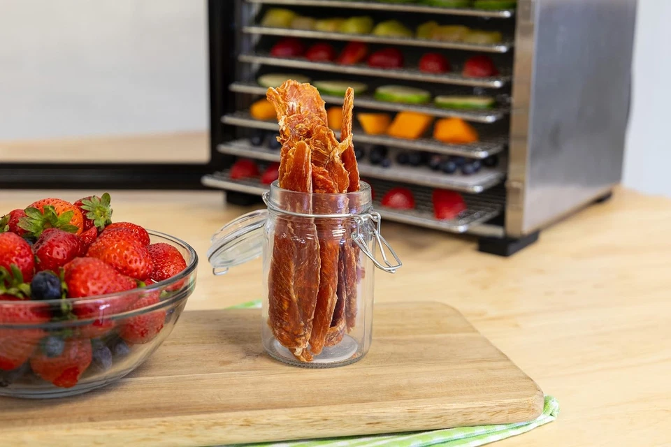 8-Tray Stainless Steel Food Dehydrator – Digital Timer, Temp Control, Inner L... - Image 2 of 4