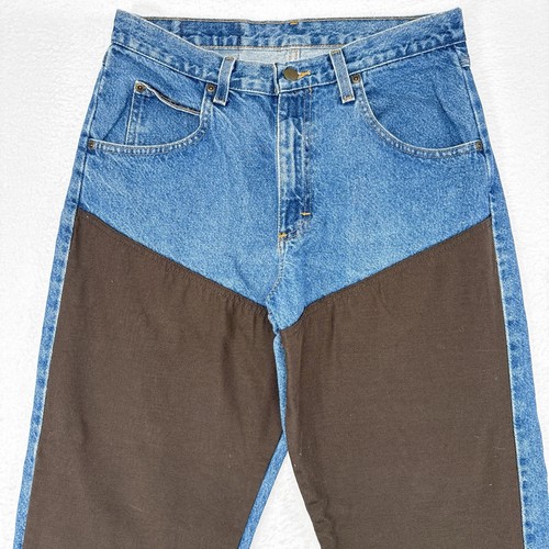 Wrangler Brush Guard Jeans Mens Size 30 x 30 Denim Outdoor Hunting Workwear - Picture 3 of 8