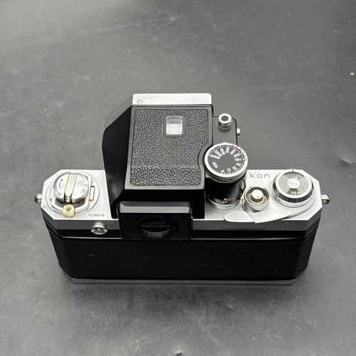 USED Nikon F 35mm SLR Film Camera Silver -BODY ONLY -Made in Japan - Picture 12 of 18
