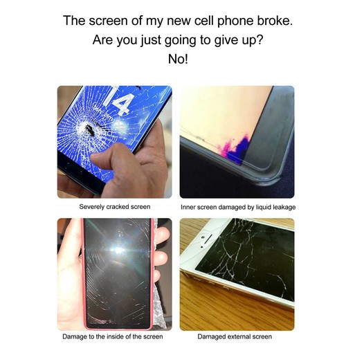Screen Assembly With Fingerprint Repair Tool Kit Scratch Proof LCD Display To CB - Afbeelding 10 van 23