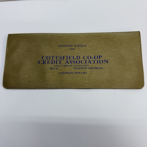 Vintage Cotesfield NE Farmers Co-Op 1985 Kalender & Pfandzertifikat Halter - Bild 6 von 11