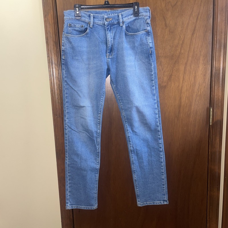 MOTT & BOW Women’s 32 X 32 Slim Straight Blue Jeans - 98% Cotton/2% Elastane