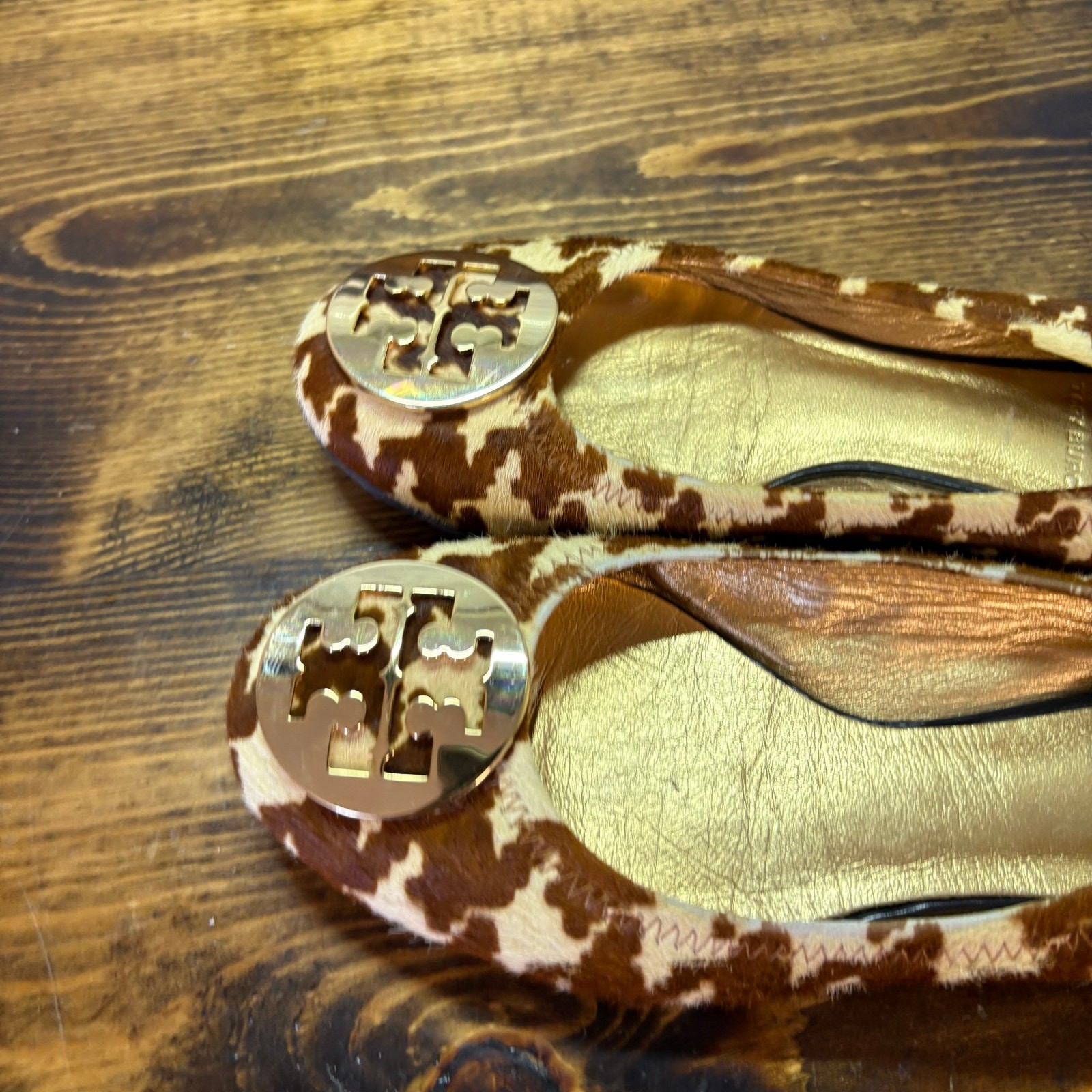 Tory Burch Brown Flats Size 6.5 thumbnail 5
