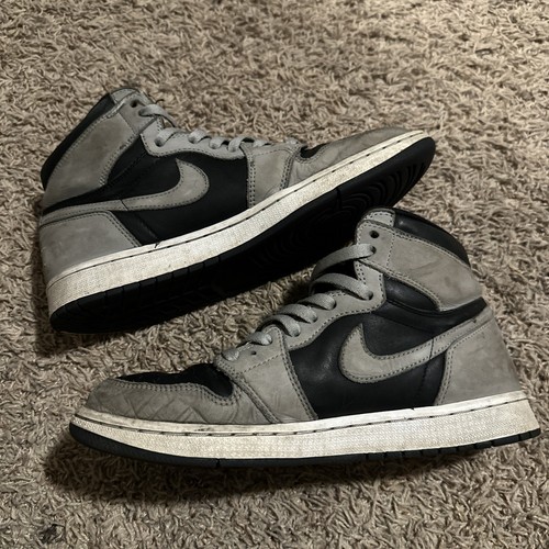 Nike Air Jordan 1 Retro OG High Shadow 2.0 Uomo Taglia 9 Scarpe Sneakers 555088-035 - Foto 4 di 6