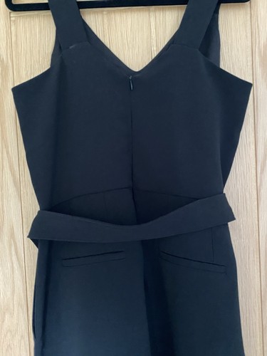 Jigsaw Tailored Wide Leg Jumpsuit Black 14 - Picture 3 of 4