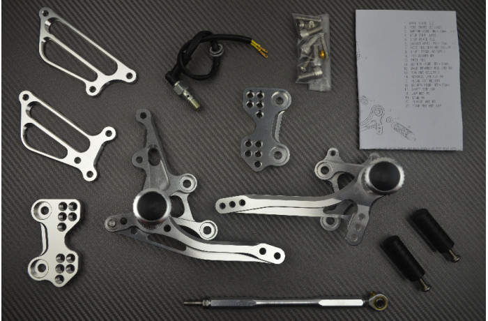 Commandes reculées alu pour SUZUKI GSXR 750 2004-2005