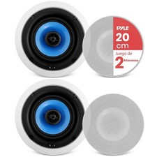 Pyle Home 2-Way In-Wall In-Ceiling Speaker System - Dual 8 Inch 300W Pair of ...