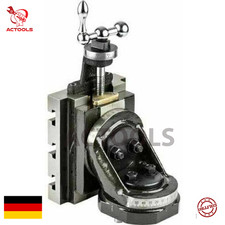Neu Drehbank-Vertikalfr&auml;sschlitten-Schwenkbasis f&uuml;r 4" x 5" Bett ACTOOLS DE