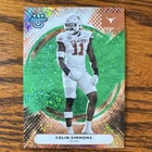 2025 Bowman Best University Football Green Mini-Diamond Refractor Colin Simmons #58