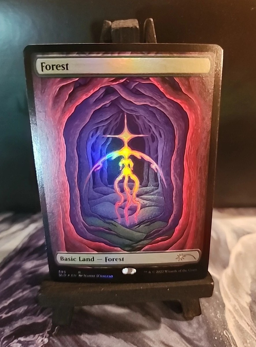 MTG　Secret Lair　森　Foil　4枚 ✨️FOIL✨️Forest Secret Lair 395 Full Art - Secret Lair