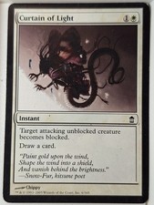 Curtain of Light - Saviors of Kamigawa - Magic the Gathering MTG Nice!