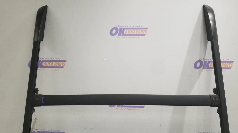 14 TOYOTA SEQUOIA ROOF RAIL LUGGAGE RACK ASSEMBLY WITH CROSS BARS BLACK Foto 3 de 4